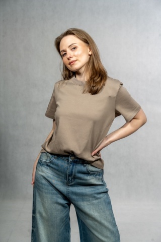 T-shirt basic MyStar - Fango