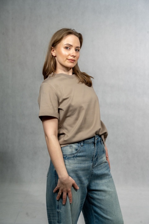T-shirt basic MyStar - Fango