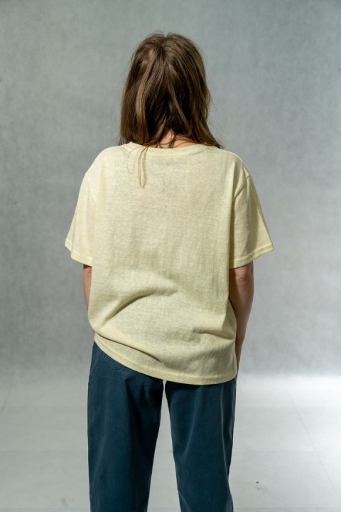 T-shirt damski „Love Clothes" - Limonka
