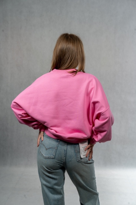 Bluza Basic Short Lenoshka - Róż Barbi