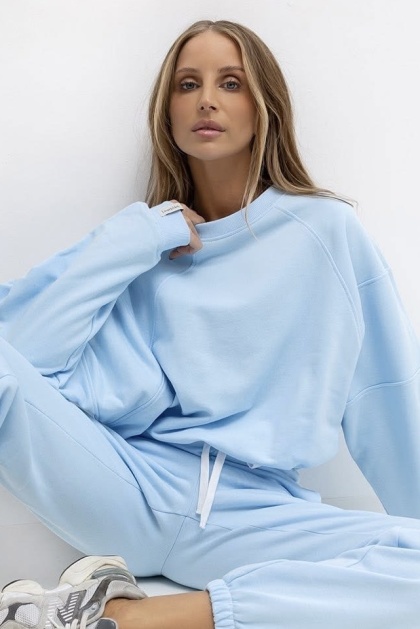 Bluza LENOSHKA TRIO z regulowanym stoperem - Baby Blue