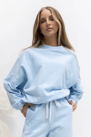 Bluza LENOSHKA TRIO z regulowanym stoperem - Baby Blue