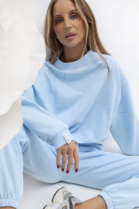 Bluza LENOSHKA TRIO z regulowanym stoperem - Baby Blue