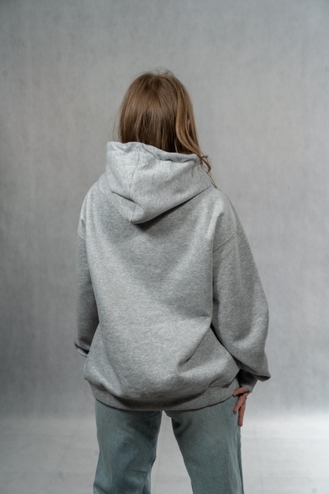 Bluza damska „Minimalist” z kapturem - Szara