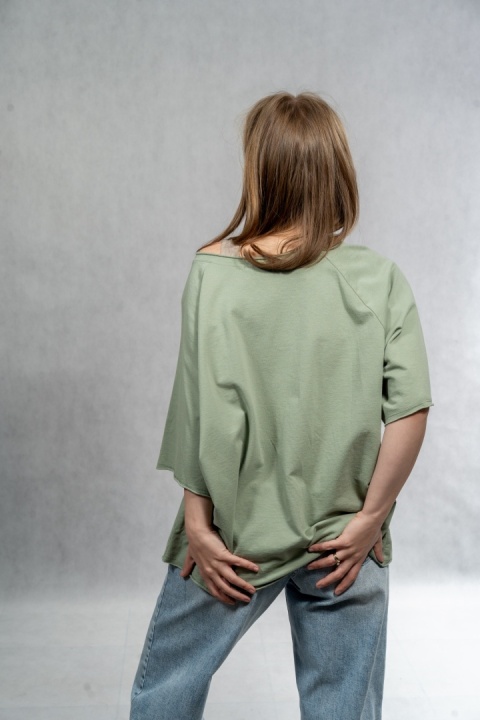 Bluzka oversize „LOVE" - oilwkowa