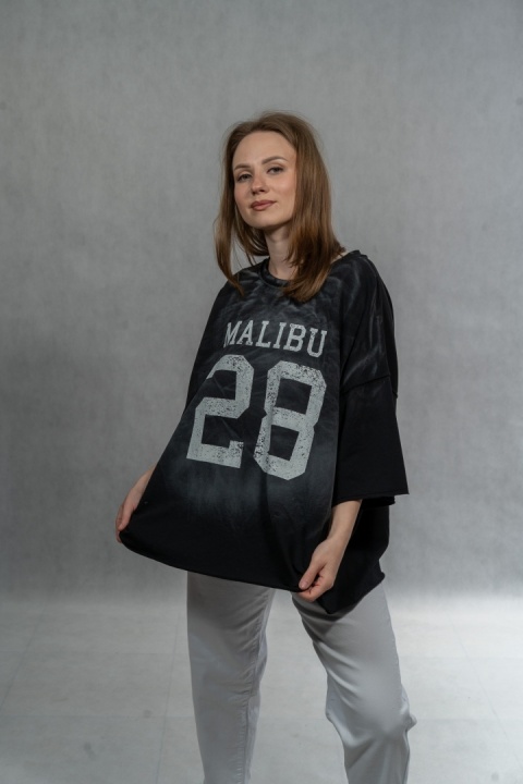 Bluzka oversize MALIBU 28 - Czarna
