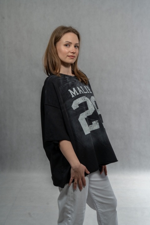 Bluzka oversize MALIBU 28 - Czarna