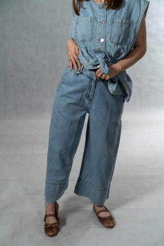 Jeansy Wide Culotte - Gioya & Co.