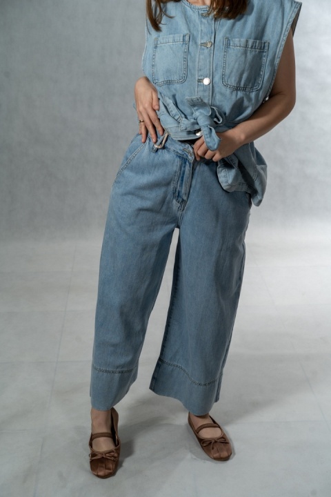 Jeansy Wide Culotte - Gioya & Co.