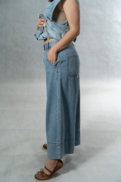 Jeansy Wide Culotte - Gioya & Co.