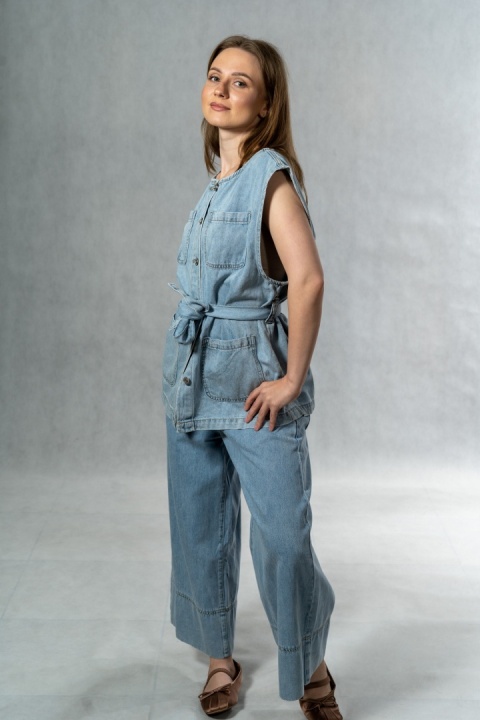 Jeansy Wide Culotte - Gioya & Co.