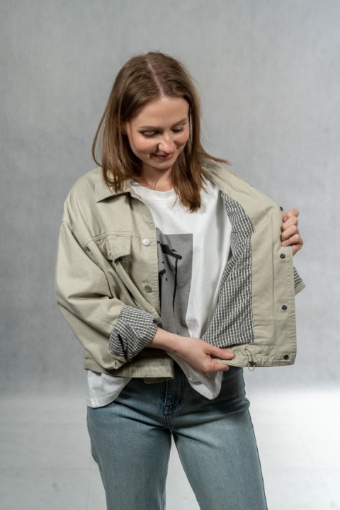 Katana JOY - bawełniana katana oversize - Beige