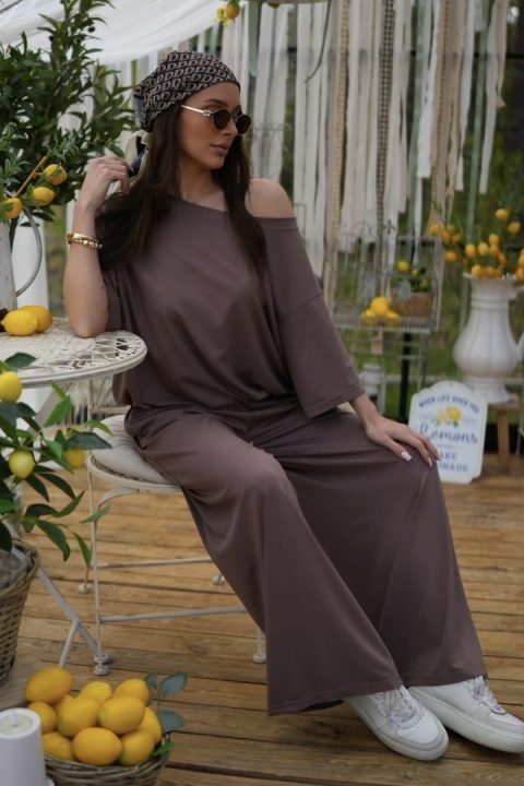 Komplet damski Soft Flow Lenoshka - Fango