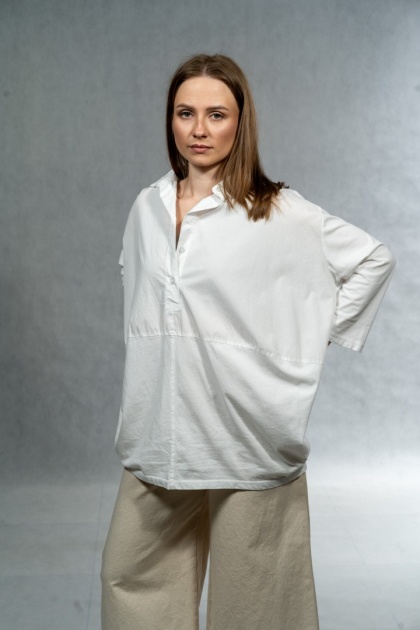 Koszula łączona Wendy Trendy – Biała