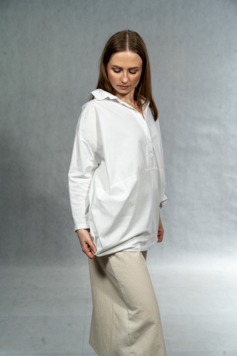 Koszula łączona Wendy Trendy – Biała