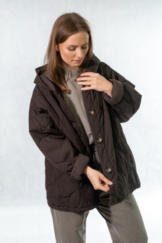 Kurtka oversize Stella Milani - Czekoalada