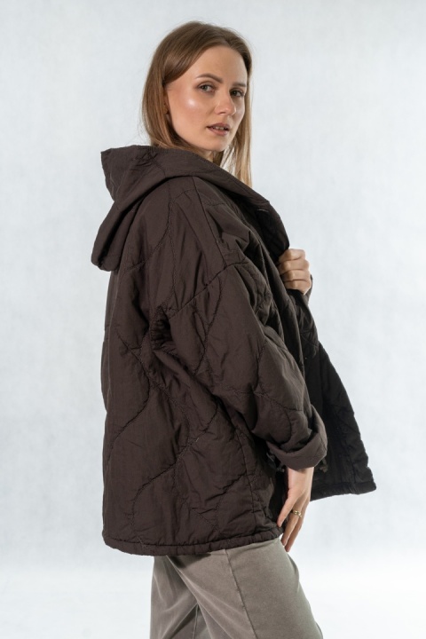 Kurtka oversize Stella Milani - Czekoalada