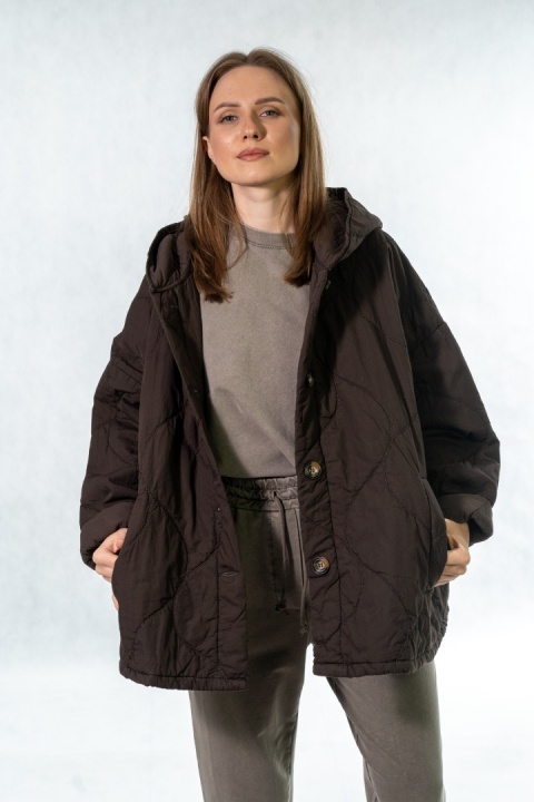 Kurtka oversize Stella Milani - Czekoalada