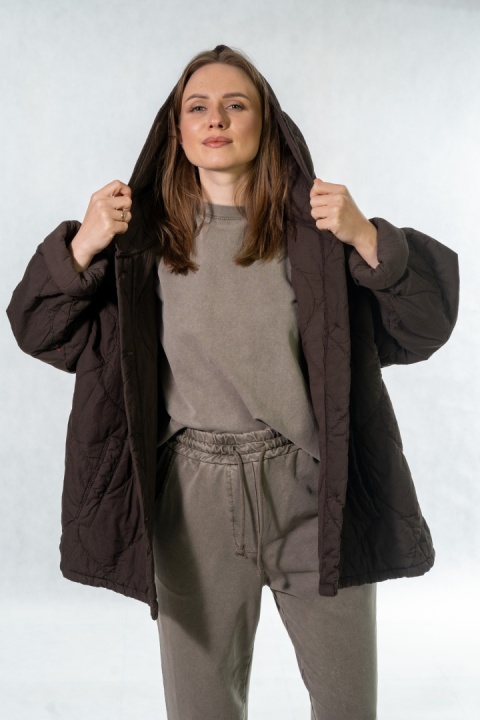 Kurtka oversize Stella Milani - Czekoalada