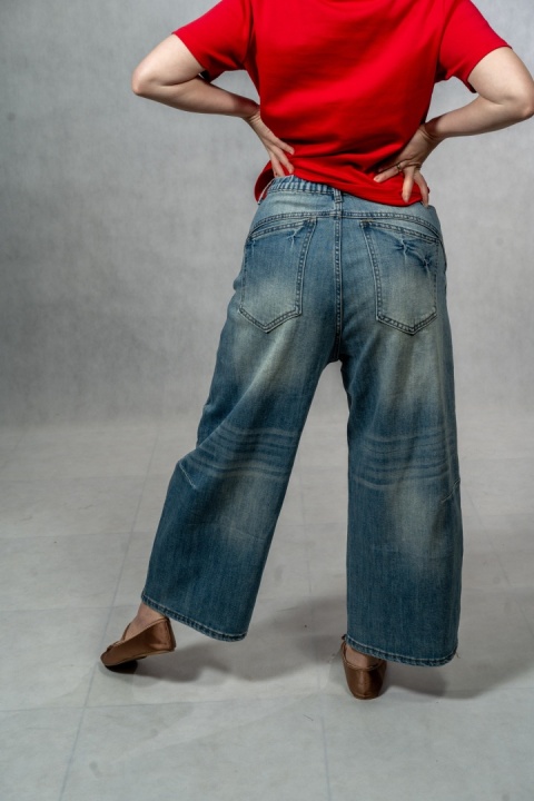 Spodnie Jeans Premium Wide Leg