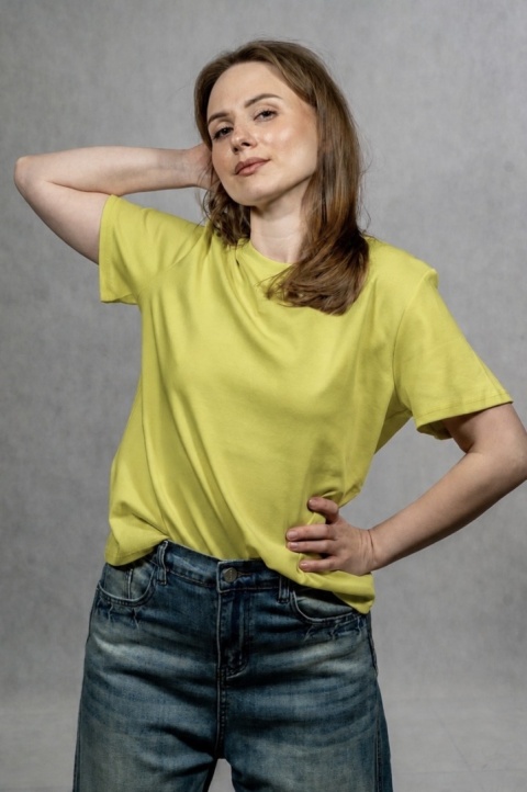 T-shirt basic MyStar – Limonka