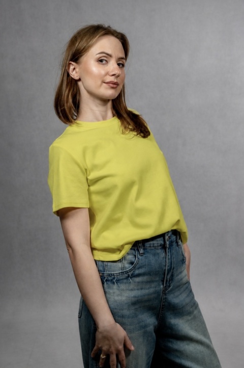 T-shirt basic MyStar – Limonka