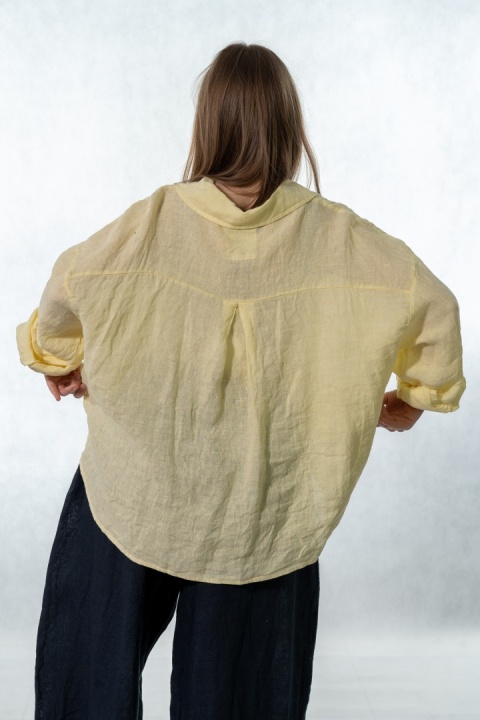 Bluzka lniana oversize Gioya & Co. - Flea