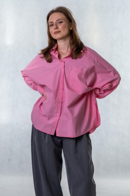 Koszula oversize Wiya W5927 - Rosa