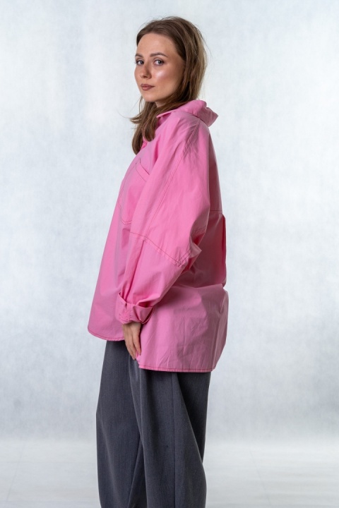 Koszula oversize Wiya W5927 - Rosa