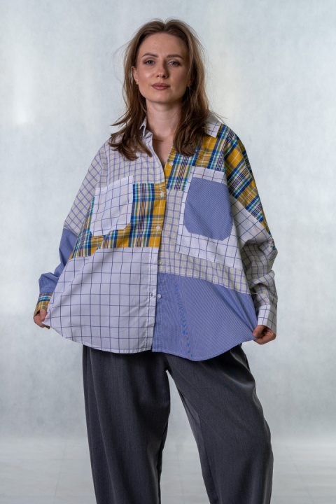 Koszula patchwork Wiya W5926