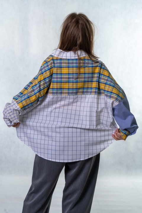 Koszula patchwork Wiya W5926
