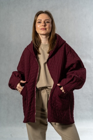 Kurtka Stella Milani - Bordo