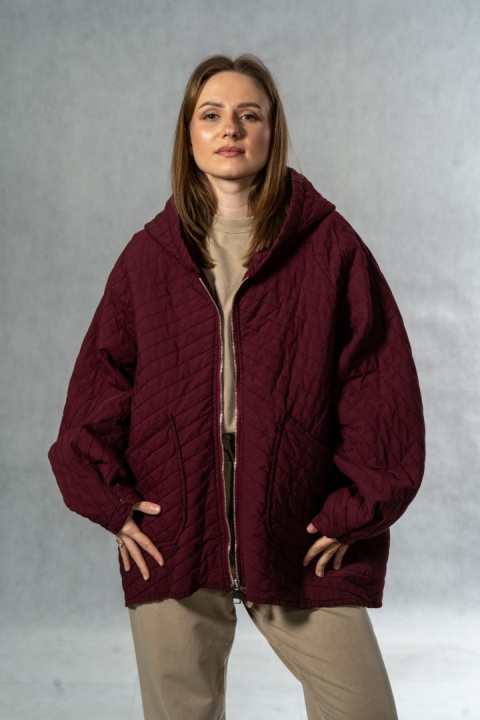 Kurtka Stella Milani - Bordo