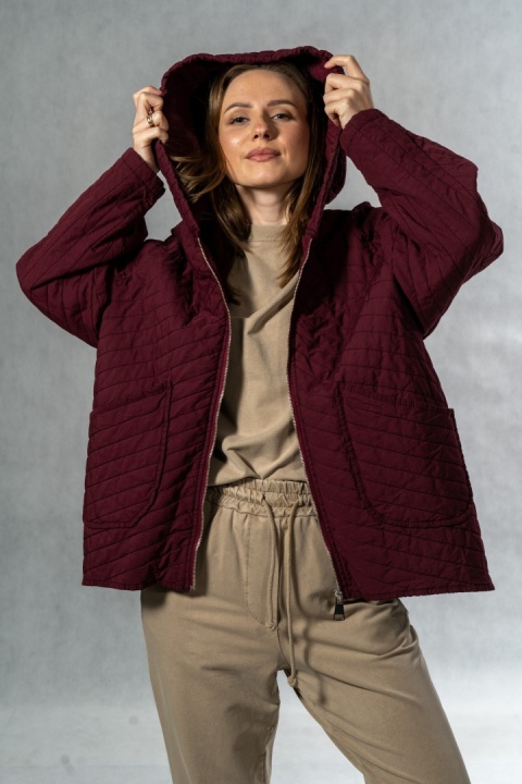 Kurtka Stella Milani - Bordo