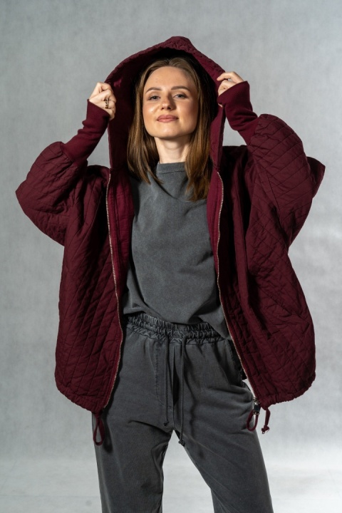 Kurtka Stella Milani – Bordowa