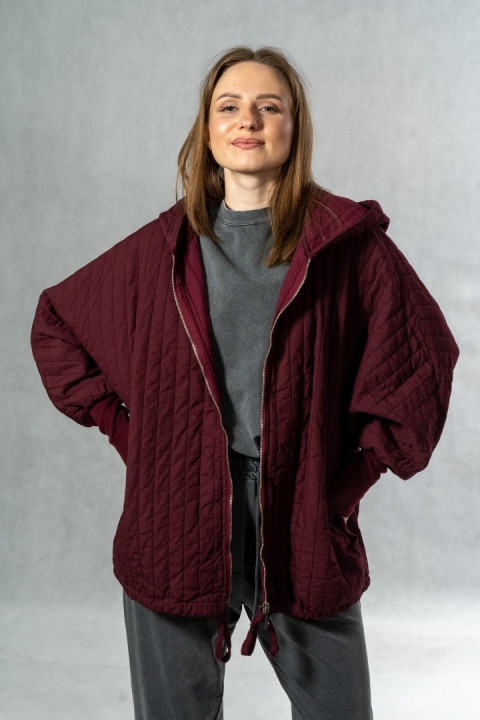 Kurtka Stella Milani – Bordowa