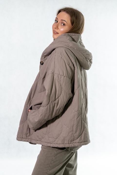 Kurtka oversize Stella Milani - Fango