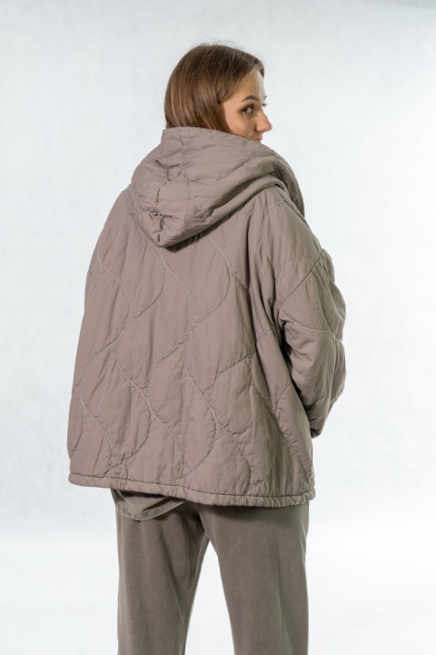 Kurtka oversize Stella Milani - Fango