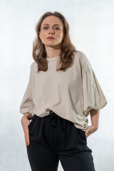 Bluzka Puffy Mood Wiya - Sabbia