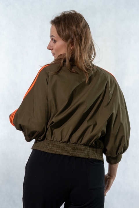 Bomberka z lampasami Lumina – Khaki