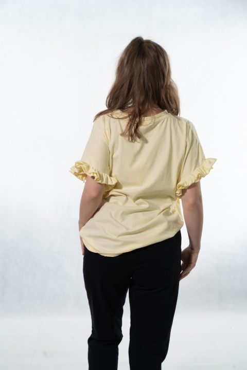 T-shirt z falbankami Volant WIYA - Flea