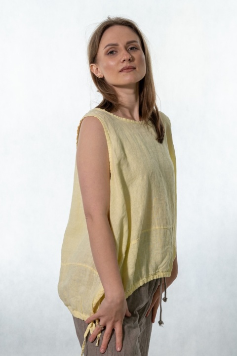Top lniany oversize WIYA - Flea
