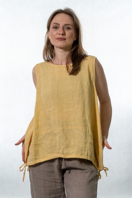 Top lniany oversize WIYA - Mais