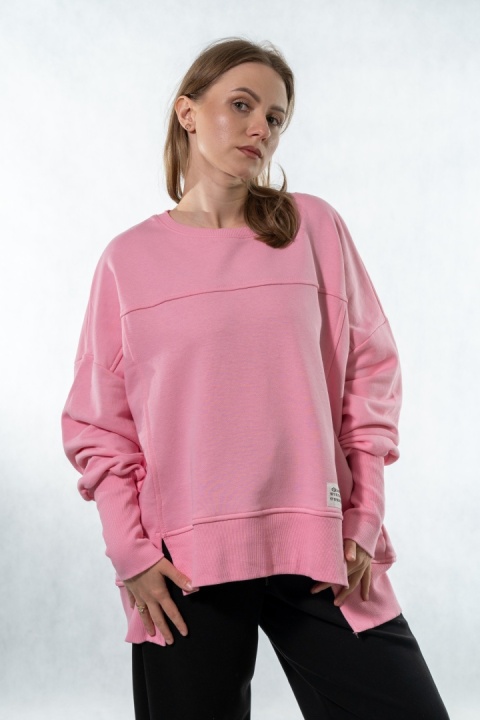 Bluza By Love Me - Różowa