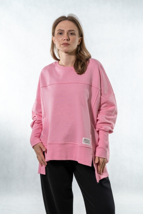 Bluza By Love Me - Różowa