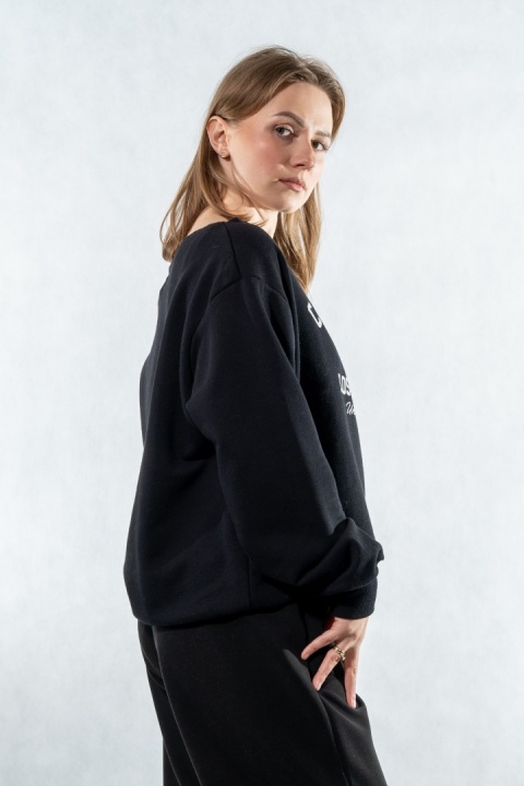 Bluza damska CALIFORNIA - styl casual I COLETTE - Czarna