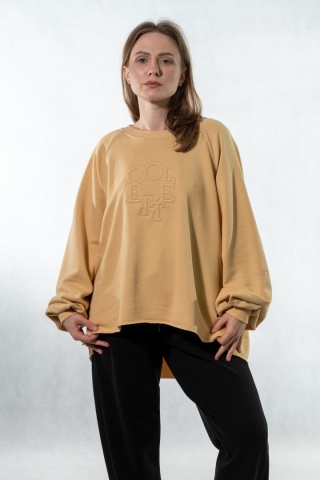 Bluza damska COLETTE – Bananowo-Musztardowa