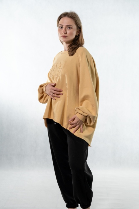 Bluza damska COLETTE – Bananowo-Musztardowa