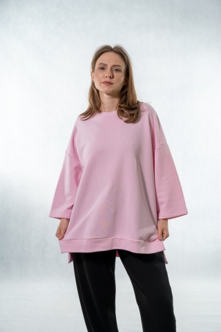 Bluza damska COLETTE – Pudrowy Róż