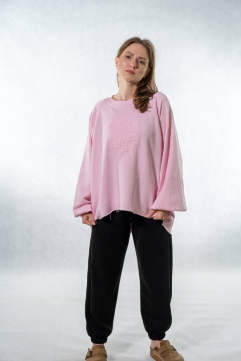 Bluza damska COLETTE – Pudrowy Róż